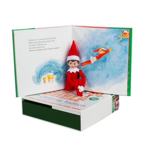  The Elf on the Shelf Every night this Scout Elf will return to the North Pole to say whether your family has been naughty or nice. Santa takes that information every night until Christmas Eve when he d