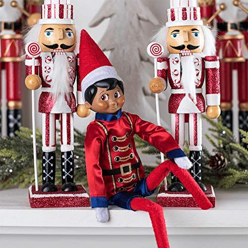  The Elf on the Shelf: A Christmas Tradition Boy Scout Elf (Blue Eyed) with Claus Couture Collection Sugar Plum Soldier Outfit