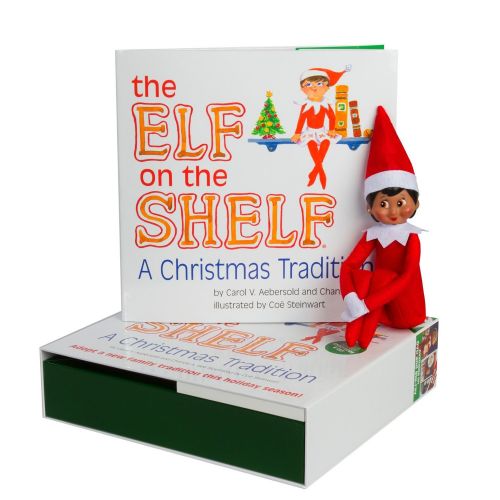  The Elf on the Shelf: A Christmas Tradition - Brown Eyed North Pole Elf Girl with Elves at Play Kit