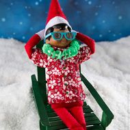 The Elf on the Shelf Elf on the Shelf Claus Couture Holiday Hawaiian Shirt