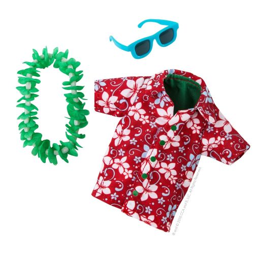 The Elf on the Shelf Elf on the Shelf Claus Couture Holiday Hawaiian Shirt