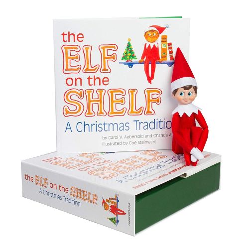  The Elf on the Shelf: A Christmas Tradition Boy Scout Elf (Blue Eyed) with Claus Couture Collection Scout Elf Slumber Set