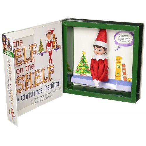  The Elf on the Shelf: A Christmas Tradition Girl Scout Elf (Blue Eyed) with Claus Couture Collection Snowy Sugar Plum Duo Outfit