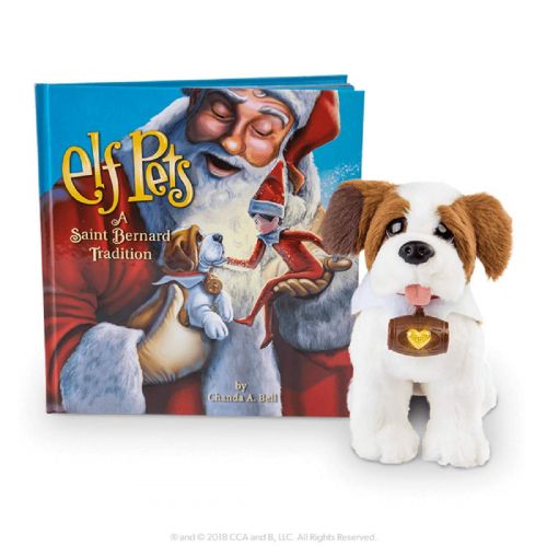  The Elf on the Shelf Elf on The Shelf Elf Pets Gift Set - Saint Bernard Plush, Storybook and DVD Movie Santa’s St. Bernards Save Christmas - with Limited Edition Official Gift Box - Ages 3+