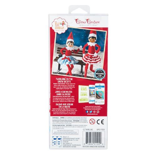  The Elf on the Shelf: A Christmas Tradition Blue Eyed Elf Girl and Claus Couture Collection Twirling in the Snow Skirts