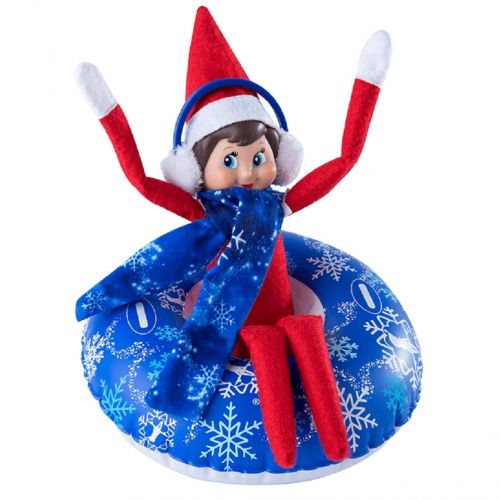  The Elf on the Shelf Elf on The Shelf Boy and Bonus Outfits: Scout Elf Boy, Snow Tube Set, and Elf Raincoat