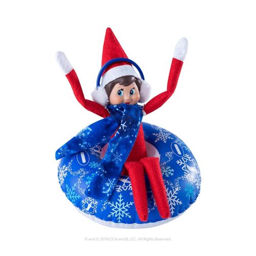  The Elf on the Shelf: A Christmas Tradition Boy Scout Elf (Blue Eyed) with Claus Couture Collection Totally Tubular Snow Set