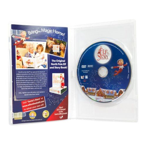  The Elf on the Shelf and The Elf on the Shelf Bundle Includes 2 Items - Elf on the Shelf:A Christmas Tradition (blue-eyed boy scout elf) and An Elfs Story DVD