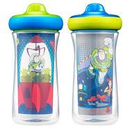 [아마존베스트]The First Years Disney/Pixar Toy Story Insulated Hard Spout Sippy Cups, 9 Ounce, Blue/Green, one size