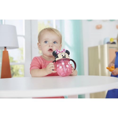  [아마존베스트]The First Years Disney Baby Trainer Straw Cup with Handles, Minnie