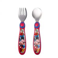 [아마존베스트]The First Years Disney Baby Mickey Mouse Stainless Steel Flatware for Kids