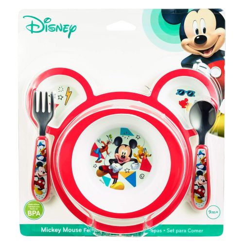  [아마존베스트]The First Years Disney Baby Mickey Mouse 4-Piece Feeding Set