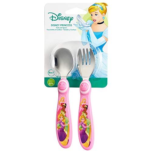  [아마존베스트]The First Years Disney Princess Easy Grasp Flatware