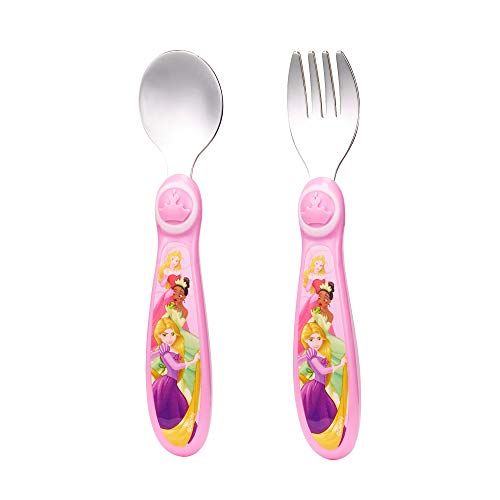  [아마존베스트]The First Years Disney Princess Easy Grasp Flatware