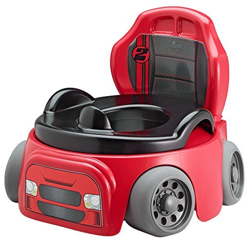  [아마존베스트]The First Years Training Wheels Racer Potty System | Easy to Clean and Easy to Use Potty Training Seat