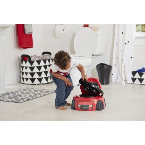  [아마존베스트]The First Years Training Wheels Racer Potty System | Easy to Clean and Easy to Use Potty Training Seat