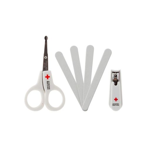  [아마존베스트]The First Years American Red Cross Deluxe Health and Grooming Kit| Infant and Baby Grooming | Infant and Baby Health | Thermometer, Medicine Dispenser, Comb, Brush, Nail Clippers and More with Con