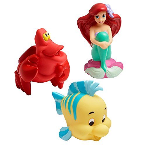  The First Years Disney Baby Bath Squirt Toys for Sensory Play, The Little Mermaid