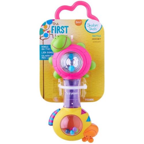  The First Years LC23098 Shakin Rattle with Shell (1 Piece)