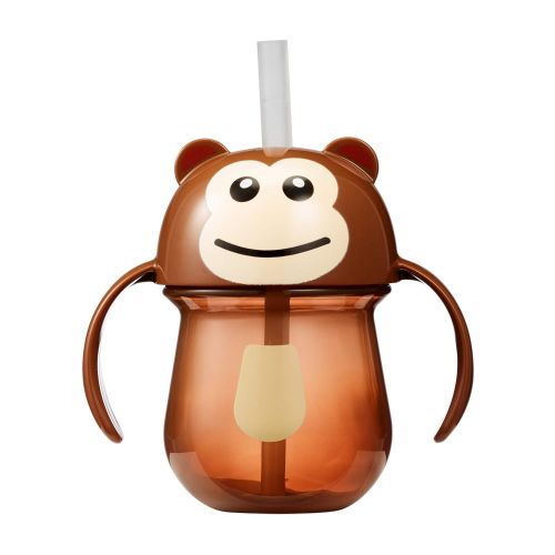 The First Years Animal Character Straw Trainer Cup - 7 oz, 3pk, Multi