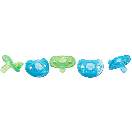  The First Years GumDrop Newborn Pacifier Blue/Green (5-pack)