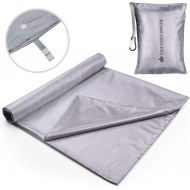 The Friendly Swede Sleeping Bag Liner - Travel Sheets for Camp Bedding, Lightweight in Polyester Silk or Microfiber - Pocket-Size with Stuff Sack