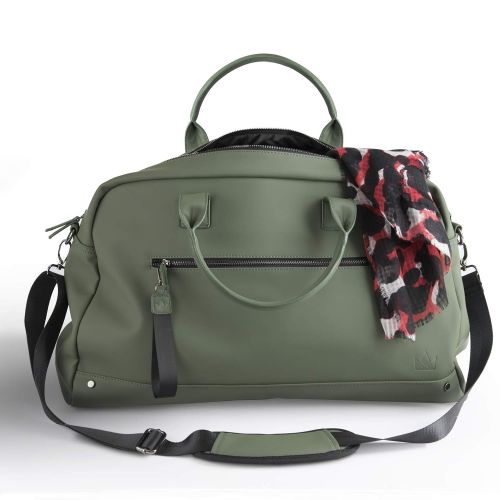  The Friendly Swede Weekender Bag, Duffle Overnight Bag - High-end Vreta Collection - 35L Travel Duffel, Weekend Bag For Women and Men (Green)
