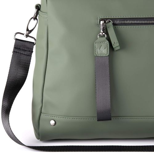  The Friendly Swede Weekender Bag, Duffle Overnight Bag - High-end Vreta Collection - 35L Travel Duffel, Weekend Bag For Women and Men (Green)