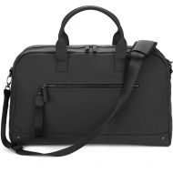 The Friendly Swede Weekender Duffle Shoulder Bag - High-end VRETA Weekend Bag - 35L (Black)