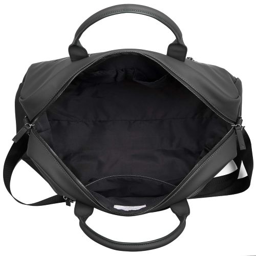  The Friendly Swede Weekender Duffle Shoulder Bag - High-end VRETA Weekend Bag - 35L (Black)