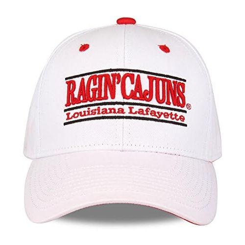  NCAA Louisiana Lafayette Ragin Cajuns Unisex NCAA The Game bar Design Hat, White, Adjustable
