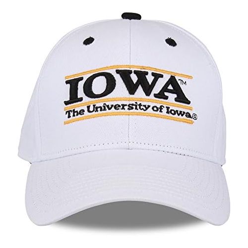  The Game Iowa Hawkeyes Adult Game Bar Adjustable Hat - White