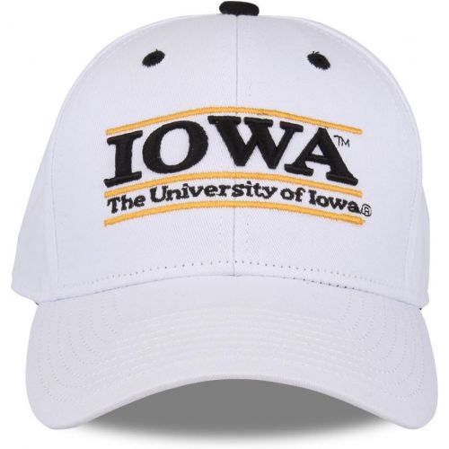  The Game Iowa Hawkeyes Adult Game Bar Adjustable Hat - White