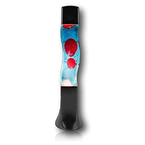  The Glowhouse Cool Lava Lamp Groovy Blue Liquid Red Wax