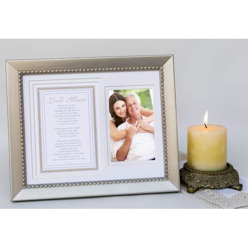  [아마존베스트]The Grandparent Gift Co. In Loving Memory Sentiment Memorial Picture Frame- Silver Sympathy Gift