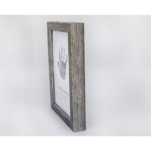  The Grandparent Gift Co. The Grandparent Gift Godfather Godchild Handprint Frame, Grey