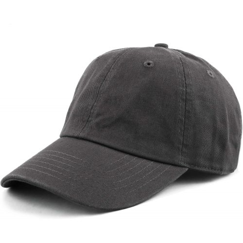  The Hat Depot Dad Hat Women Men Blank Washed Low Profile Cotton and Denim Baseball Running Golf Cap Hat