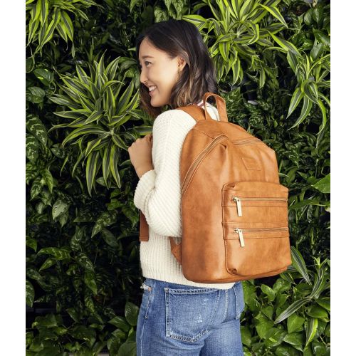  The Honest Company City Backpack, Cognac