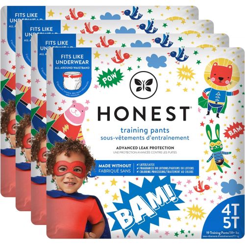  The Honest Company Toddler Training Pants, Fairies, 4T5T, 76 Count (Packaging May Vary)