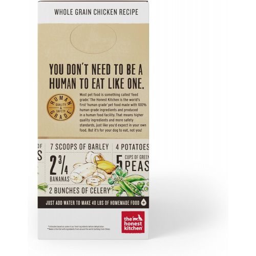  [아마존핫딜][아마존 핫딜] The Honest Kitchen Honest Kitchen Human Grade Dehydrated Organic Grain Chicken Dog Food Box, 10 lb