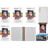 The Imaging World Polaroid Hi-Print - Bluetooth Connected 2x3 Pocket Phone Photo Printer with Four Polaroid Hi·Print 2x3 Paper Cartridges (80 Sheets), Special Case/Pouch and Microfiber Cloths