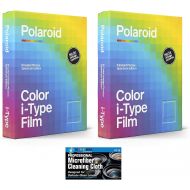 The Imaging World Impossible/Polaroid Color Film for i-Type Instant Camera - Rainbow Spectrum Edition - 2 Pack with Micro Fiber Cloth