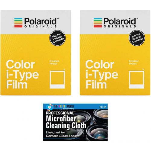  [아마존베스트]The Imaging World Impossible/Polaroid Color Glossy Instant Film for Polaroid Originals I-Type OneStep2 Camera - 2-Pack