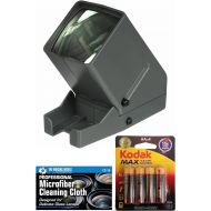 [아마존베스트]The Imaging World Medalight 35mm Desk Top Portable LED Negative and Slide Viewer + AA Batteries + Microfiber Cleaning Cloth