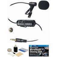 [아마존베스트]The Imaging World External Lavalier Microphone with 20 Audio Cable + Accessory Bundle for Canon VIXIA HF R500-R600-R700-R800 HD Video Camcorder