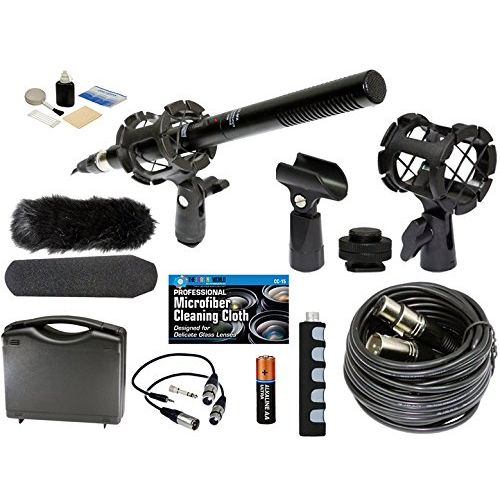  The Imaging World Professional Advanced Broadcast Microphone and accessories Kit for NIKON DSLR D5, D4S, D750, D810, D810a, D300s, D500, D610, D7100, D7200, D3300, D3200, D5100, D5300, D5500, D5600