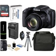 The Imaging World Canon PowerShot SX530 HS 16MP Super 50x Optical Zoom IS 1080p HD Video CMOS Digital Camera + Case + Spare Battery and Charger + Tripod + Hand Grip + 64GB Advanced Accessories Bundl