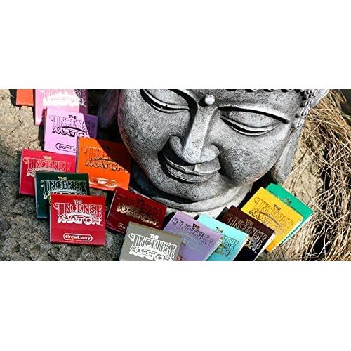  인센스스틱 The Incense Match Incense Matches - 15-pack Variety - Eliminate Odors and Refresh The Air Anywhere!