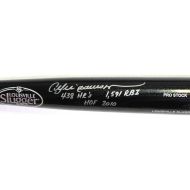 The Jersey Source Autographs Andre Dawson Signed Black Louisville Slugger Baseball Bat w/ 3 Insc - JSA W Auth