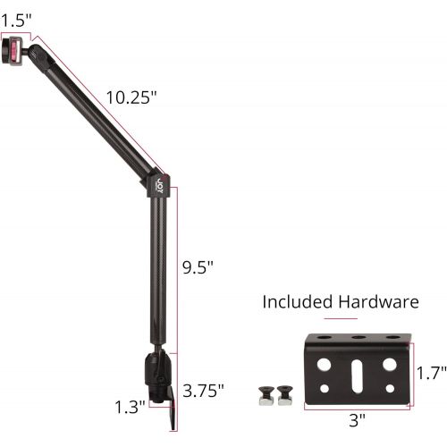  The Joy Factory MagConnect Carbon Fiber TripodMicrophone Stand Mount for Pad 9.7 5th6th Gen & iPad Air (MMA201)